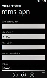 Press the field below MMSC (URL) and key in http://www.vodafone.ie/mms