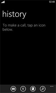 Press the dots in the bottom right corner of the display.