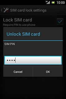 Key in your PIN and press OK.