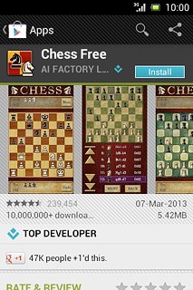 To install a free app:Press Install.