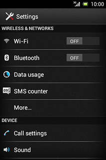 Press Bluetooth.