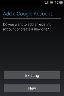 Press Existing.