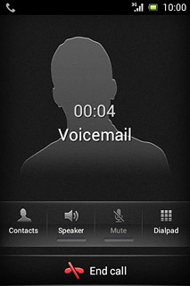Press End call to end the call.