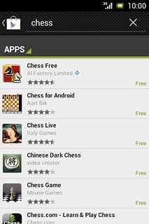 Press the required app.