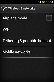 Press Mobile networks.
