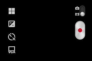 Press the record icon to start recording.