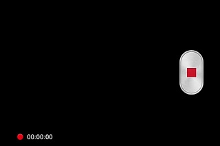 Press the stop icon to stop recording.The video clip is automatically saved.