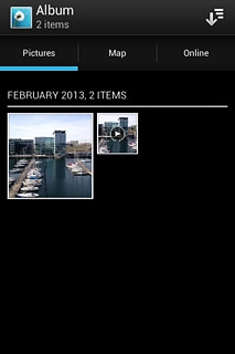 Press the Pictures tab.