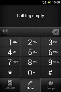 Press and hold the required speed dialling key until the number is called.