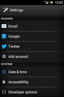 Press Add account.