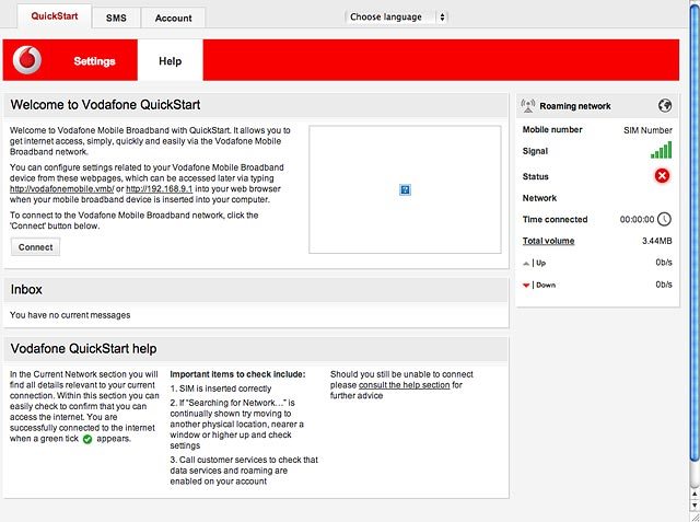 Open a browser.Key in vodafonemobile.api in the address bar and press Enter.Click Help.