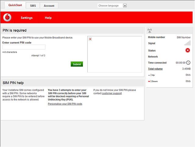 Highlight the field below Enter current PIN code and key in your PIN.