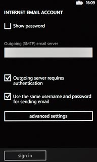 Press Outgoing server requires authentication to turn off SMTP authentication.