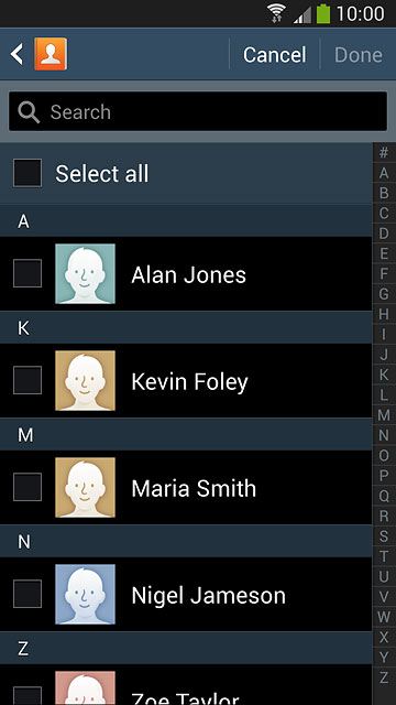Press Select all.