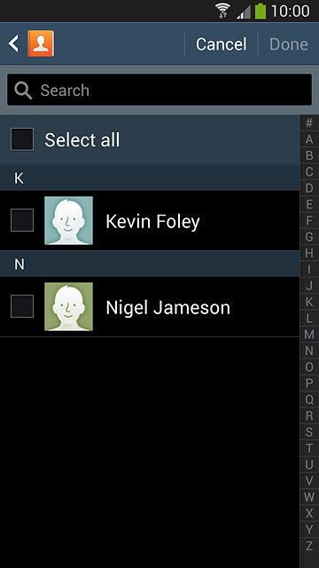 Press Select all.
