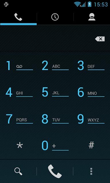 Press and hold 1 to call voicemail.