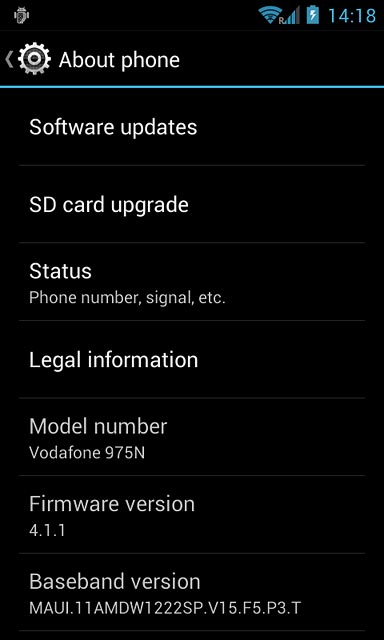 Press Software updates.
