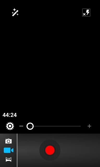 Press the settings icon.