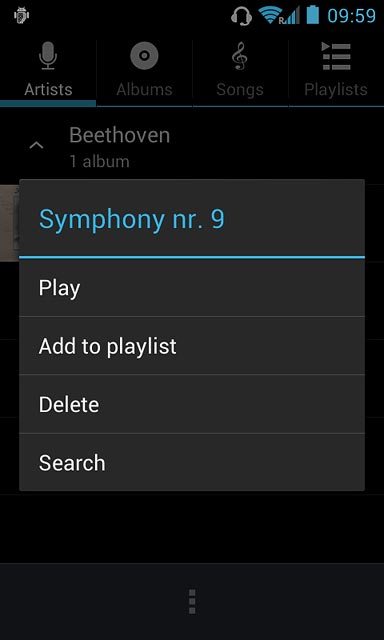 Press Add to playlist.