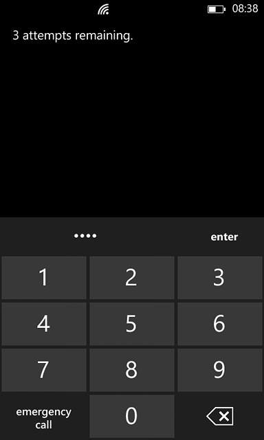 Key in your PIN and press enter.If your phone rejects the SIM:Contact your distributor or service provider where you bought your phone.