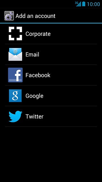 Press Google.