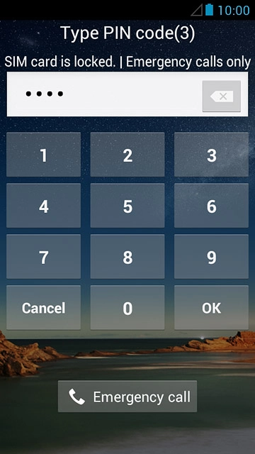 If you turn on the function:Key in your PIN and press OK.