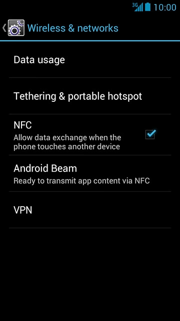 Press Tethering & portable hotspot.