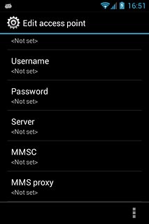 Press MMS proxy.