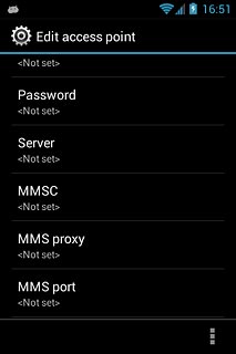 Press MMS port.