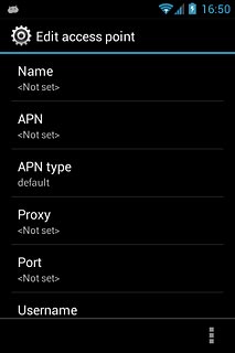 Press APN type.