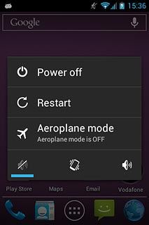To turn off silent mode:Press the sound icon.