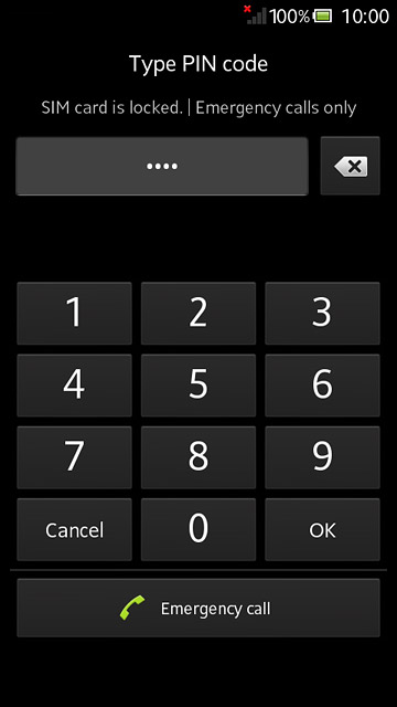 Key in your PIN and press OK.If your phone rejects the SIM:Contact the distributor or service provider where you bought your phone.
