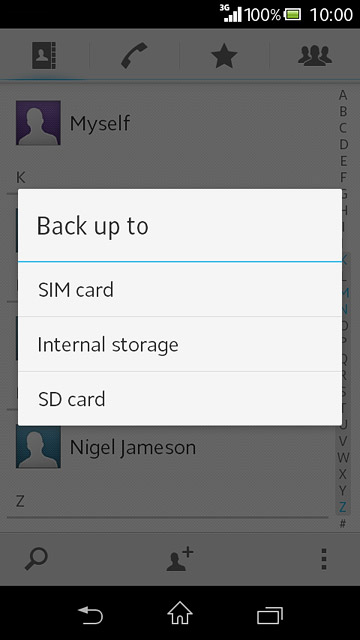 Press SIM card.