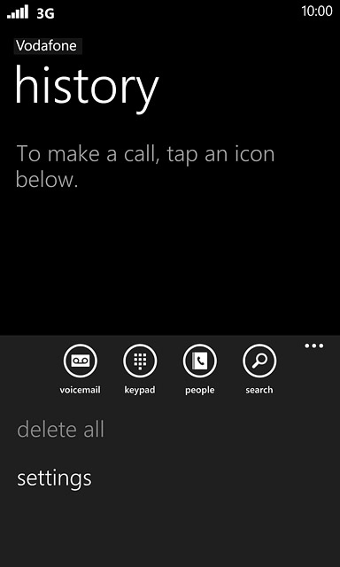 Press settings.