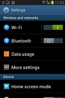 Press Bluetooth.