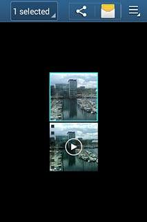Press the share icon.