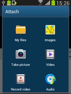 Press My files.Go to the required folder.