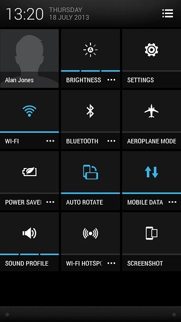 Press SETTINGS.