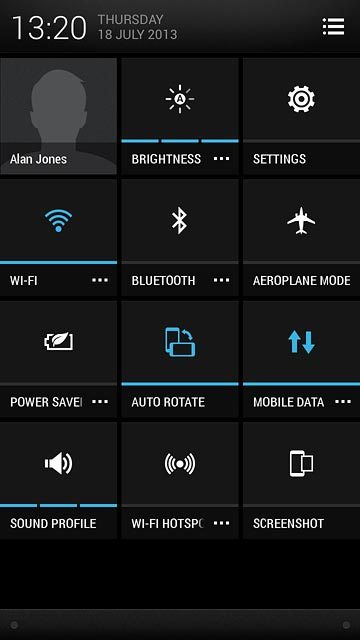 Press SETTINGS.