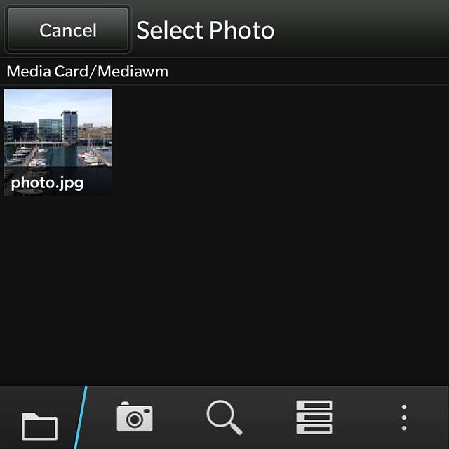 To use a saved picture:Go to the required folder.Press the required picture.