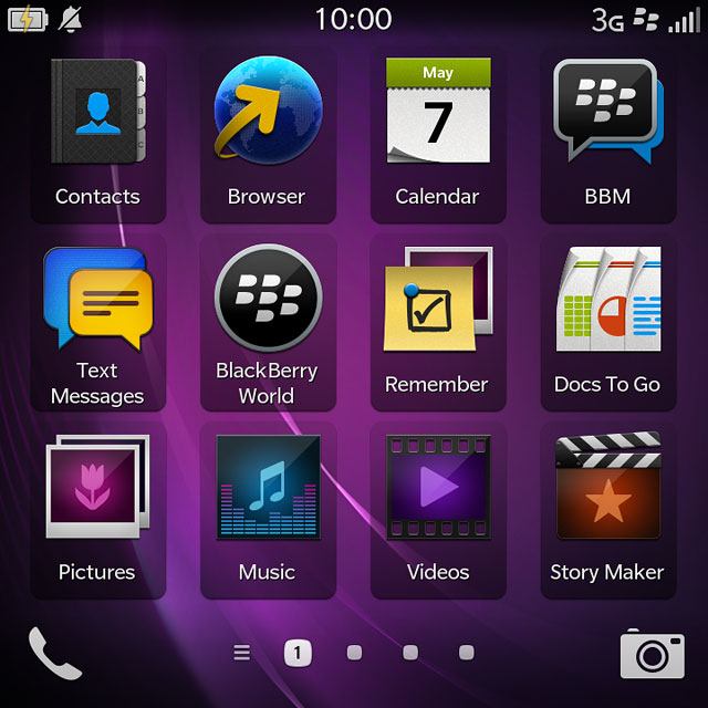 Press the phone icon.Slide your finger downwards starting from the top edge of the display.