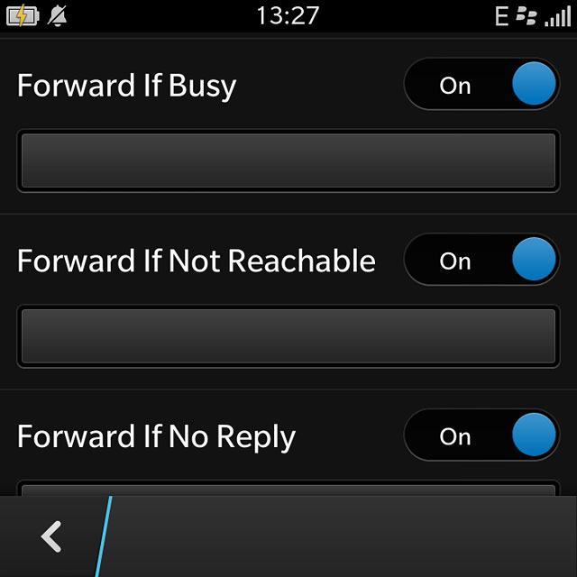 Forward If No ReplyRepeat until all diverts have been cancelled.