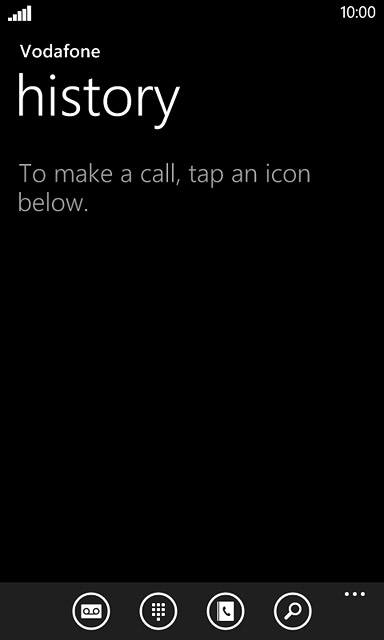 Press the dots in the bottom right corner of the display.