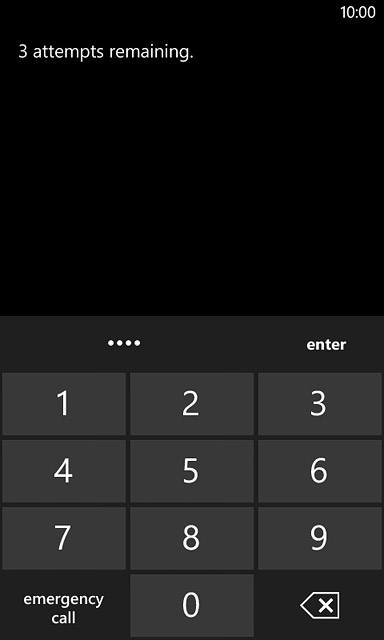 Key in your PIN and press enter.