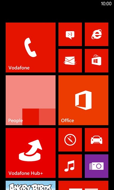 Press the phone icon.