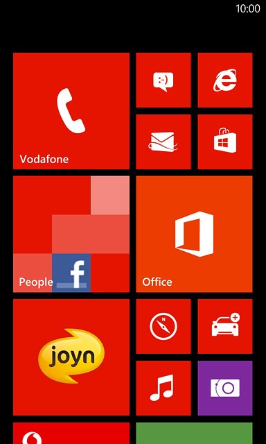 Press the phone icon.
