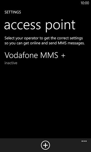 Press the data connection to activate it.