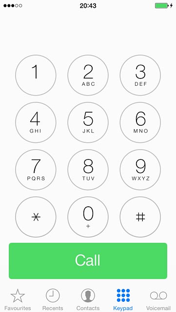 Press Keypad.