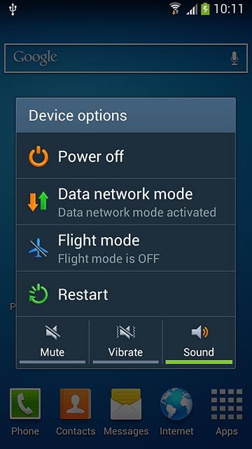 To turn on silent mode:Press Mute.