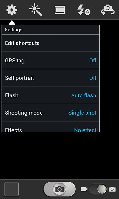 Press GPS tag.